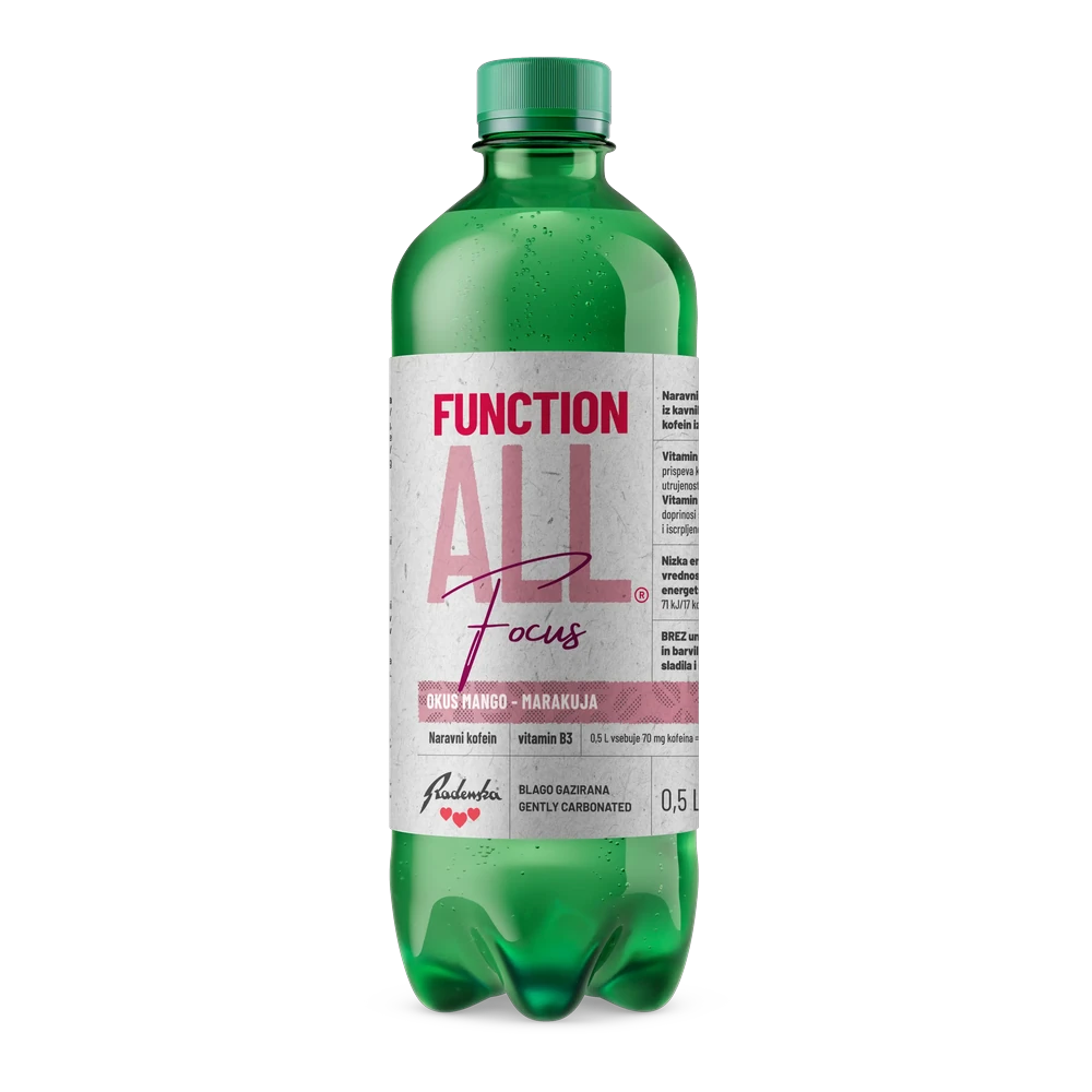Radenska, Ujë Functionall, Fokus, plastikë, 0,5 L